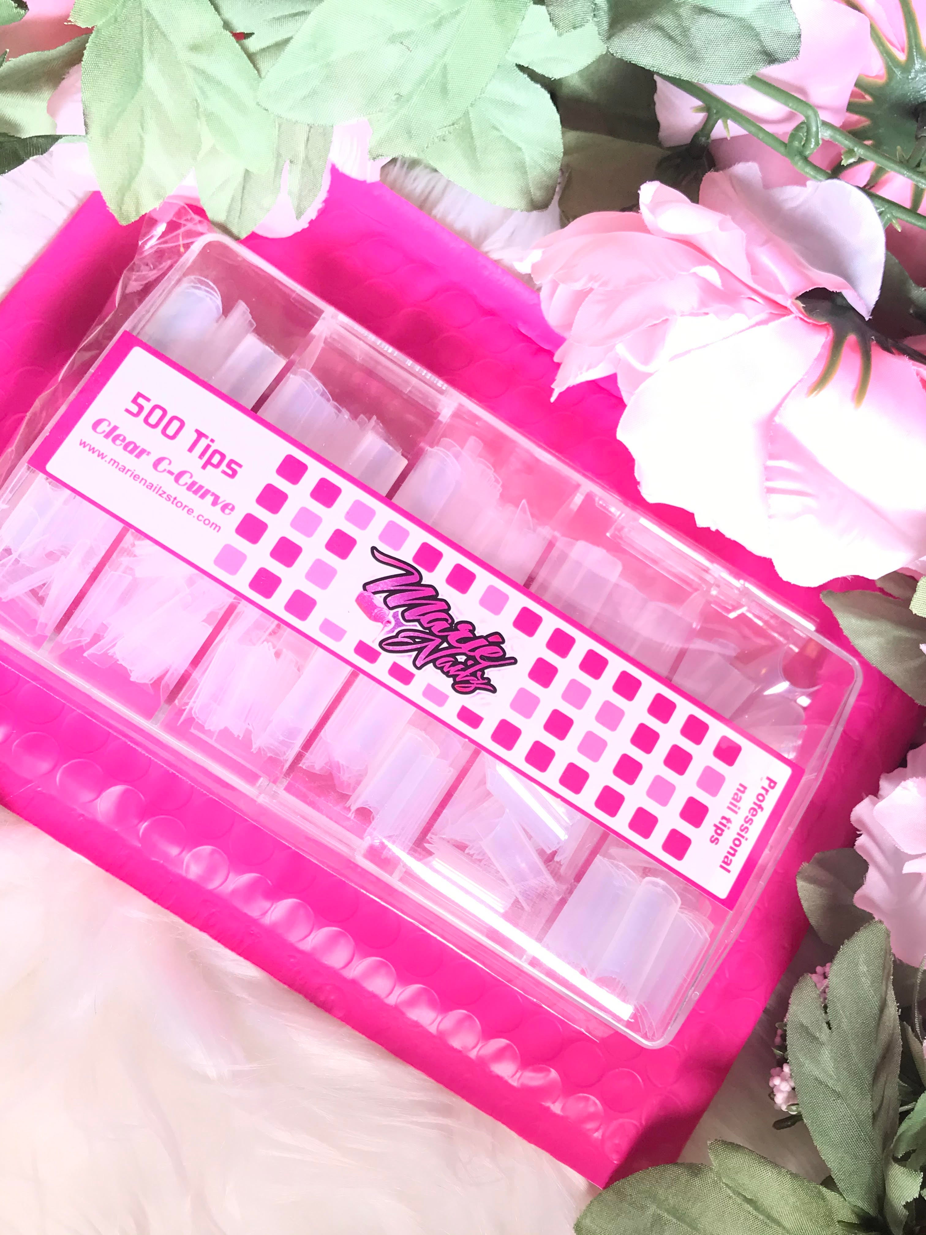 Classic C-Curve Nail Tips - Marie Nailz