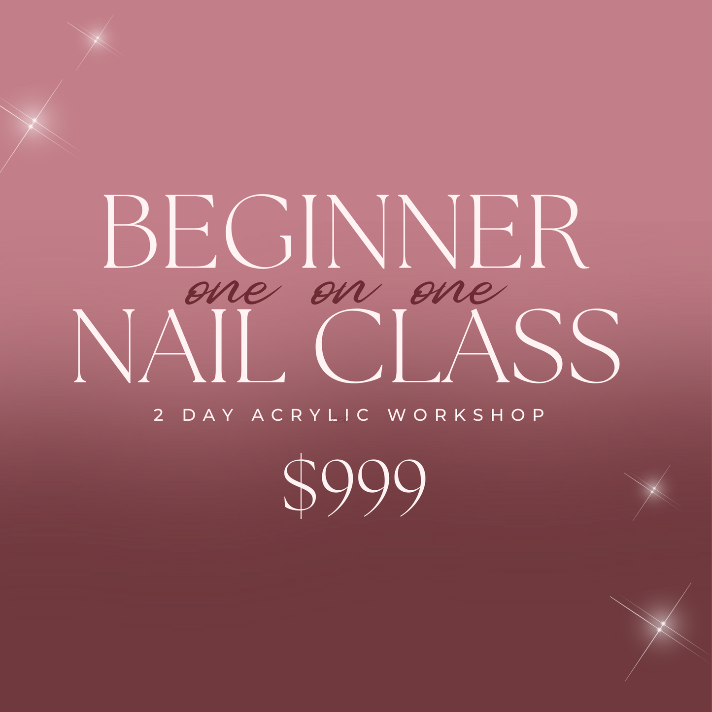 Beginner 1:1 Nail Class