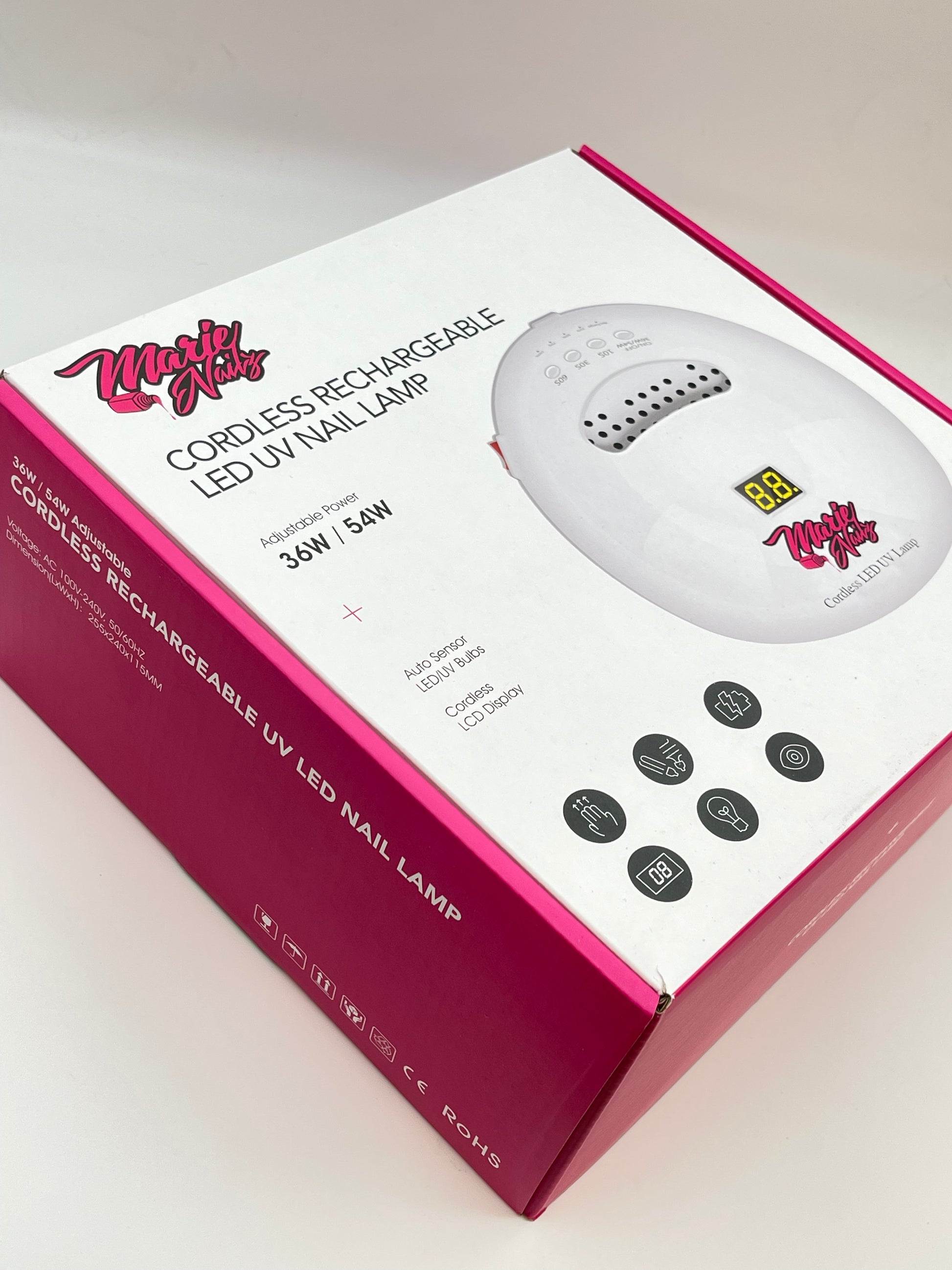 Cordless Rechargeable LED UV Lamp - Marie Nailz